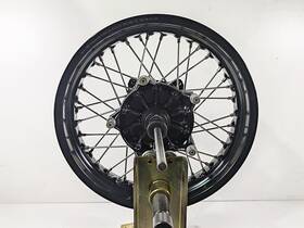 36318544512 Bmw 36318543485 2015 R Ninet K21 17x3.5 Front Wheel Black Spoke Rim - Wobble