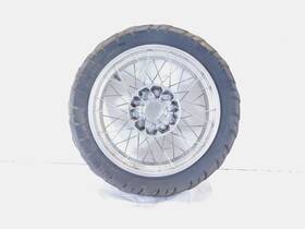 36318553002 Bmw 2004-2013 R1200gs R1200 Gs Rear Back Silver Laced Spoked Wheel Rim And Tire