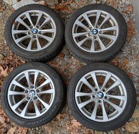 6796244 Bmw 17 Inch 395 Rims With Pirelli Sottozero Winter Tires 225/50 R17 Set Of 4
