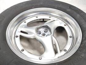 7659752 Bmw 2001 01 R1200 C Rear Wheel Rim Straight No Tire 3 Spoke 15 X 4