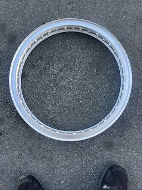 Borrani 2/1.85-19/40 Wm Record Made In Italy Rim Wheel Vintage H1 H2 Z1