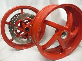 302052 Brembo 2006 Ducati Multistrada 1000s Red Front And Rear Wheels