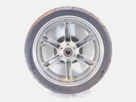 G0309.02a8wax Buell Xb9r Xb12r Firebolt And Lightning 1125r Silver Rear Wheel Rim Tire G0309.02a8wax Buell Xb9r Xb12r Firebolt And Lightning 1125r Silver Rear Wheel Rim Tire