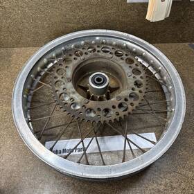 Bultaco 0010221 70 Sherpa S 125 Rear Wheel 18in Rim 1970 M63