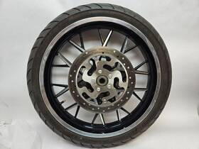 Ct-razor21 Caltire Harley Front Wheel - Contrast Inch Razor 21x3.5 Rim Rotors And Tire W/ Abs Used