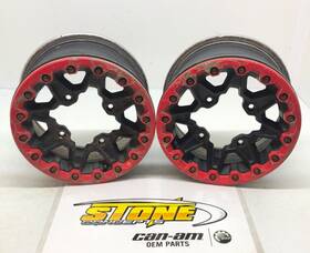 705401678 Can-am Outlander Renegade Beadlock Front 12 Inch Rim Wheel Set 12x6 Maverick Xxc