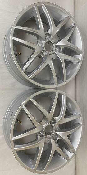 706201290 Can-am 2-can-am Spyder Stock 14x5 Front Wheels Silver Oem #706201290 / #xl481