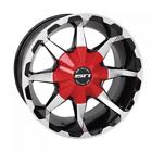 Caphd6156red-l Sti Wheel Caps Full Coverage Red