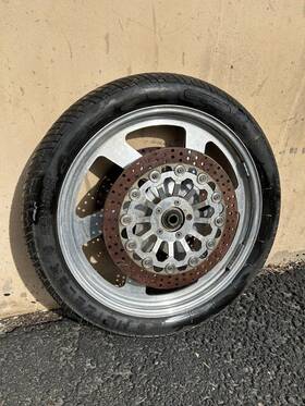 1785-1 Cci Harley Pm 19 Inch Front Spun Wheel Sportster Dyna Fxr Mag Chicane Pro Street Alm 1785-1 Cci Harley Pm 19 Inch Front Spun Wheel Sportster Dyna Fxr Mag Chicane Pro Street Alm