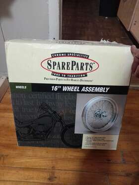 140249 Chrome Specialties 16 Inch Rear Wheel Fits Xl Fxr Fxst