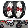 Crfws350425n-red-mt329 Motopartsupplier Supermoto Front Rear Wheels Hub For Honda Cr Crf