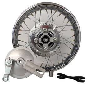 Cruwwpw80 Cru Complete Rear Rim Wheel Brake Sprocket For Yamaha Pw 80 Pw80 Used