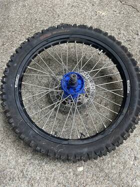 Cruwf21yz-2 Cru Products For Yamaha 2002 Yz426f 1.60x21 Front Wheel Rim Heavy Duty Spoke Rotor Victory