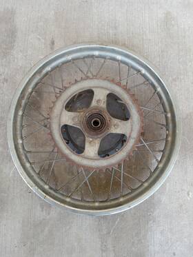 Cruwwxr14 Cru Products 1979 Xr80 Rear Wheel Rim Read Description