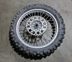 660914 D.i.d 2007 Kawasaki Kx450f Kxf450 Rear Wheel Rim Tire And Hub