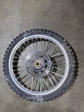 860809 D.i.d 1984-85 Honda Xr200 Xr 200 Oem Front Rim Wheel Hub Tire