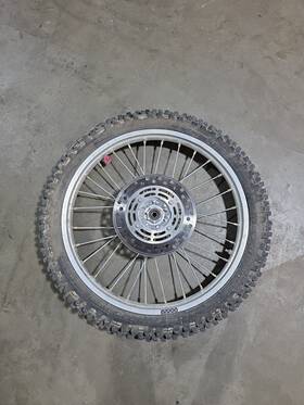 980809 D.i.d 04 Honda Cr85 Cr 85 Oem Front Wheel Tire Rim And Hub