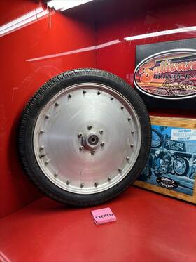 9988675 Dick Allen Harley Chopper Ness Finch Front Spun Aluminum 17 Inch Wheel Rim Mag