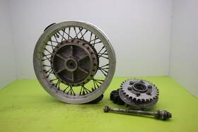 410251030 Did 1982 Kawasaki Kz650 Csr Rear Rim Wheel Spoked Sprocket Tower Original 3x16 Inch