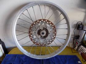 41090-1140 Did 2001-2004 Kawasaki Kx100 Front Wheel Rim Hub Spokes Rotor And Axle