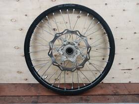1234578 Dirt Star 21x1.60 Inch - Husqvarna Ktm Black Front Wheel Rim And Rotor Excellent