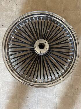 Ms-hb-709 Dna Harley 21 Inch Front Wheel Ride Wright Fat Daddy Spoke Touring Softail Heritage
