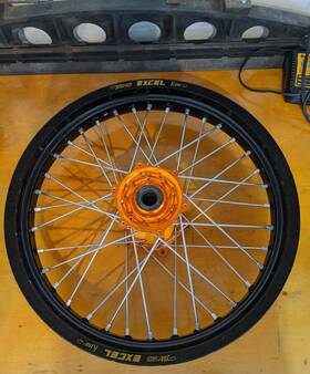 80-3531iu Dubya Talon Excel 19 Inch X 3.00 Rear Wheel Flattrack Mt Ktm 2015 450 Husqvarna J19