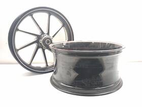 50111161ab Ducati 11-18 Diavel Brembo Front 17x3.50 And Rear 17x8 Wheel Rim Set Pair