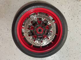 50122551ab Ducati Front Wheel Rim Monster 937 Supersport 21-24 Complete With Discs Sensor