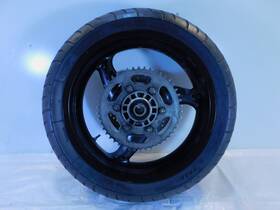 502.2.050.1a Ducati 2002 And 2003 Monster 620 750 800 Black Rear Wheel Rim Tire - Straight