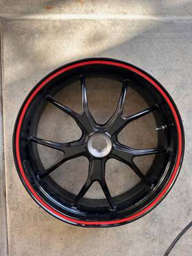 50211332aa Ducati 2010 08-13 848 Superbike Rear Back Wheel Rim 17x5.5 Bent With No Leak