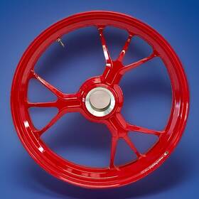50222121ab Ducati Panigale 1199 1299 V4s Marchesini Forged Rear Wheel Red 17x6