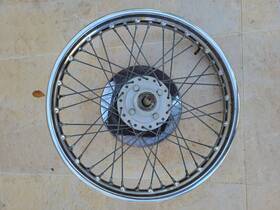 37-4129 Dunlop Rim Triumph Front Wheel Hub Axle Disc Brake / 70s-early 80s Wm2-19