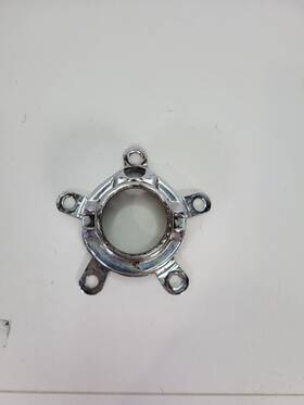 43566-35 Eagle Iron 1935-1954 Big Twin Chrome Star Wheel Hub Outer Thrust Bearing Cover