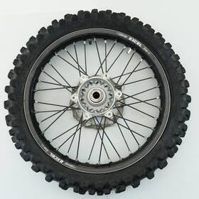 416622 Excel Complete Rear Wheel 2.15x19 Inch Takasago Rim Used 418 622 Dunlop Mx33