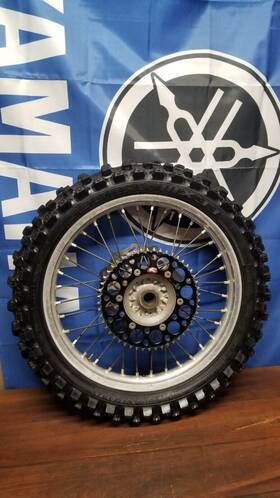 94418-19035-00 Excel 2009 Yz250f Rear Wheel 110/90-19 Dunlop Geomax 33 Tire Hub Spokes Bearings