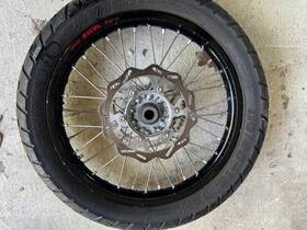 N19x215 Excel Rear Wheel Black