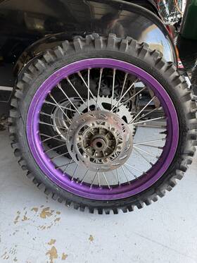 Rear19purp Excel 19 Inch Takasago Purple Rear Dirtbike Rim From Suzuki Rm 1996 1997 1998 1999