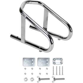 5001.5763 Extreme Max Exm-mwc08 Deluxe Chrome Motorcycle Wheel Chock - 5.5 Inch Wide