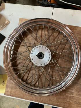 43008-73 Firestone Harley Ironhead Sportster Superglide Front Wheel 19x2.50
