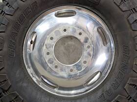 9c34-1007-ba Ford 1-17 Inch F450 Dually Polished Wheel Front 9c34-1007 Oem Xlt Fx4 4x4