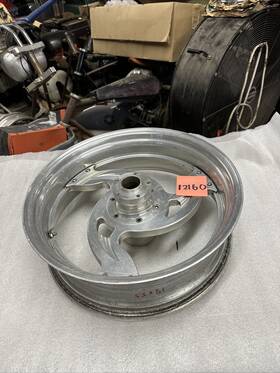 185.5 Fxr Harley Chopper Pro Street 18 Inch X 5.5 Aluminum Rear Mag Wheel 1 One Drag