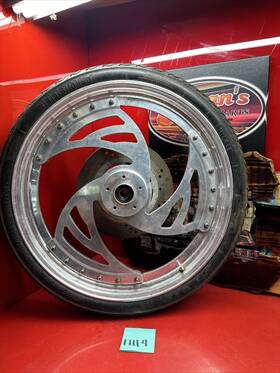 76677 Fxr Harley Billet Front Mag Rim Wheel Pro Street Dyna Wideglide 21 Inch Wide Dual