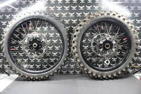 25009010244 Gas Gasgas Mc450f Tld Factory Black Front Rear Wheelset Wheels Billet Hubs Tires