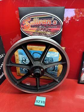 11278 Harley-davidson 18 Inch Rear Mag Wheel 7 Spoke Xlcr Nos Sportster Ironhead Drum Brake Morris
