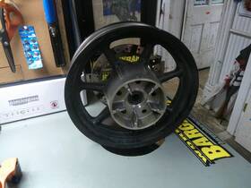 1420 Harley-davidson 14-20 Street 500 Engine Rear Back Rim Wheel Oem Straight W Rotor
