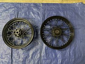Harley-davidson 1509-22-19sr01 2007 07-12 Sportster L1200 Front Rear Straight Spoke Rim Oem