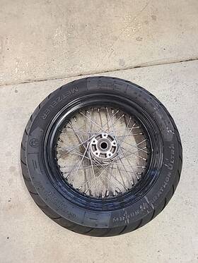 1hd1ywk2 Harley-davidson 2014 Street Bob Back Wheel And Tire