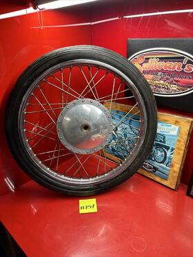 21-334455 Harley-davidson 21 Inch Drum Brake Ironhead K Model Hamburger Chopper Vintage Panhead Wheel