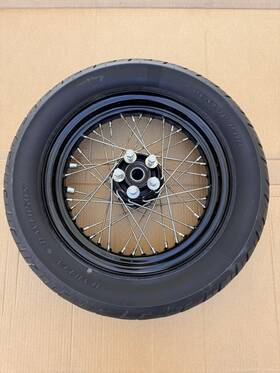 22107 Harley-davidson 2007-2012 Sportster 1200 Xl1200n Rear Tire Rim Wheel